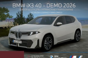 iX3 40 320 KM EV - DEMO 2026 - Pakiet M Sport - HarmanKardon!