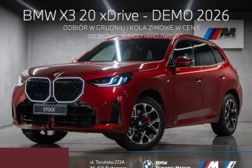 20 xDrive 208 KM mHEV - DEMO 2026 - Pakiet M Pro - Hak!